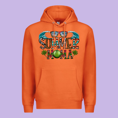 Summer Mama Premium Hoodie Designed By Cowhidedigitalart