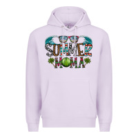 Lilac summer mama Premium Hoodie - CowhideDigitalArt