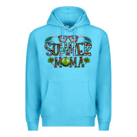 Ocean Blue summer mama Premium Hoodie - CowhideDigitalArt