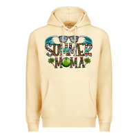 Pina Colada summer mama Premium Hoodie - CowhideDigitalArt
