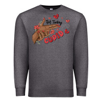 Charcoal Heather not today cupid Premium Sweatshirt - MaliasSmallBusiness