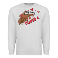 Dove Grey not today cupid Premium Sweatshirt - MaliasSmallBusiness