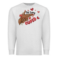 Oatmeal Heather not today cupid Premium Sweatshirt - MaliasSmallBusiness