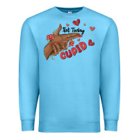 Ocean Blue not today cupid Premium Sweatshirt - MaliasSmallBusiness