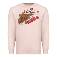 Pale Pink not today cupid Premium Sweatshirt - MaliasSmallBusiness