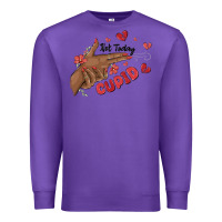 Purple not today cupid Premium Sweatshirt - MaliasSmallBusiness
