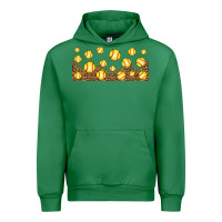 Emerald leopard softball 16oz libbey glass Urban Hoodie - HRA Design Shop
