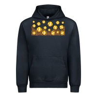 Navy leopard softball 16oz libbey glass Urban Hoodie - HRA Design Shop