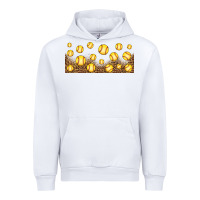 White leopard softball 16oz libbey glass Urban Hoodie - HRA Design Shop