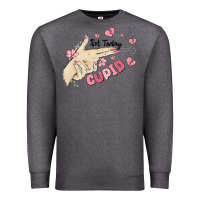 Charcoal Heather not today cupid Premium Sweatshirt - MaliasSmallBusiness