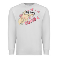 Dove Grey not today cupid Premium Sweatshirt - MaliasSmallBusiness