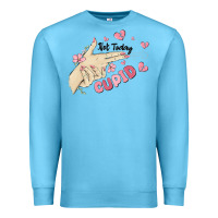 Ocean Blue not today cupid Premium Sweatshirt - MaliasSmallBusiness