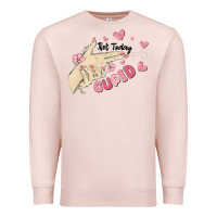 Pale Pink not today cupid Premium Sweatshirt - MaliasSmallBusiness