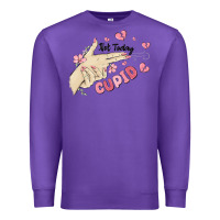 Purple not today cupid Premium Sweatshirt - MaliasSmallBusiness