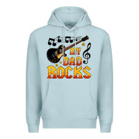Blue Mist my dad rocks Premium Hoodie - HRA Design Shop