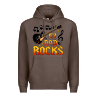 Coffee my dad rocks Premium Hoodie - HRA Design Shop