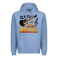 Colony Blue my dad rocks Premium Hoodie - HRA Design Shop
