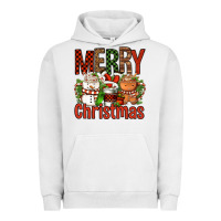 Merry Christmas Coffee Cups Urban Hoodie | Teevron