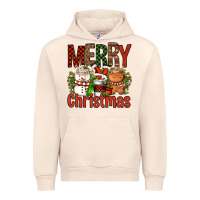 Sandshell Merry Christmas Coffee Cups Urban Hoodie - FaDigitalArtStudio