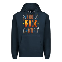 Navy mr fix it Premium Hoodie - HRA Design Shop