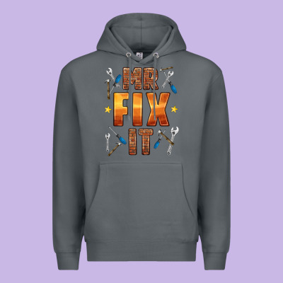 Mr Fix It Premium Hoodie Designed By Hra Design Shop