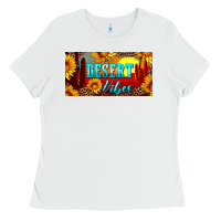 Desert Vibes License Plate Ladies Tee | Teevron
