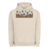 Pigment French Oak leopard soccer 16oz libbey glass Urban Hoodie - HRA Design Shop