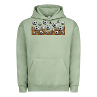 Pigment Oil Green leopard soccer 16oz libbey glass Urban Hoodie - HRA Design Shop