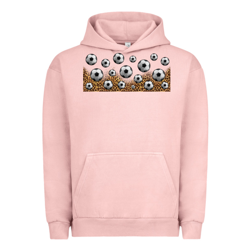 Leopard Soccer 16oz Libbey Glass Urban Hoodie by HRA Design Shop | Teevron