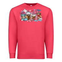Cardinal nurse elements coffee cups Premium Sweatshirt - MaliasSmallBusiness