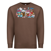 Chestnut nurse elements coffee cups Premium Sweatshirt - MaliasSmallBusiness