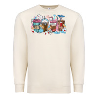 Sandshell nurse elements coffee cups Premium Sweatshirt - MaliasSmallBusiness