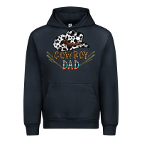 Navy cowboy dad Urban Hoodie - CowhideDigitalArt