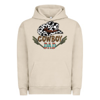 Pigment French Oak cowboy dad Urban Hoodie - CowhideDigitalArt