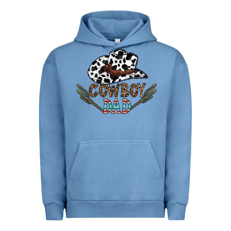 Cowboy Dad Urban Hoodie by CowhideDigitalArt | Teevron