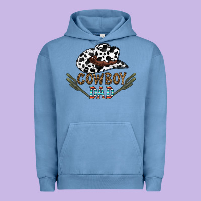 Cowboy Dad Urban Hoodie Designed By Cowhidedigitalart
