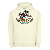 Pigment Pistachio cowboy dad Urban Hoodie - CowhideDigitalArt