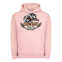 Pigment Salmon cowboy dad Urban Hoodie - CowhideDigitalArt