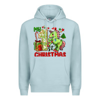Blue Mist my first christmas unicorn Premium Hoodie - FaDigitalArtStudio