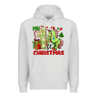 Dove Grey my first christmas unicorn Premium Hoodie - FaDigitalArtStudio