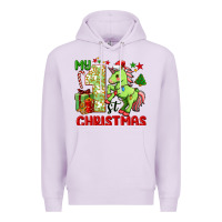 Lilac my first christmas unicorn Premium Hoodie - FaDigitalArtStudio