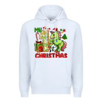 White my first christmas unicorn Premium Hoodie - FaDigitalArtStudio