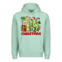 Seafoam my first christmas unicorn Premium Hoodie - FaDigitalArtStudio