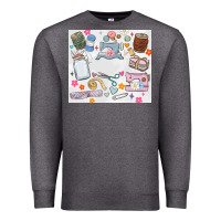 Charcoal Heather sewing Premium Sweatshirt - MaliasSmallBusiness