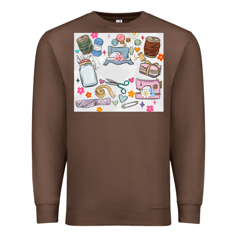 Sewing Premium Sweatshirt by MaliasSmallBusiness | Teevron
