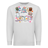 Dove Grey sewing Premium Sweatshirt - MaliasSmallBusiness