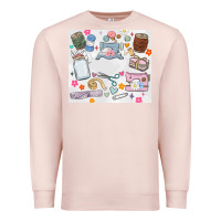 Pale Pink sewing Premium Sweatshirt - MaliasSmallBusiness