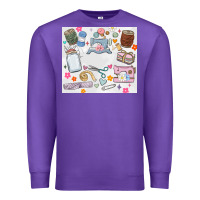 Purple sewing Premium Sweatshirt - MaliasSmallBusiness