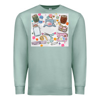 Seafoam sewing Premium Sweatshirt - MaliasSmallBusiness