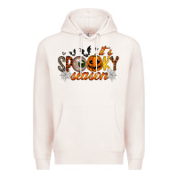 Pale Pink spooky season Premium Hoodie - RacoonDesign